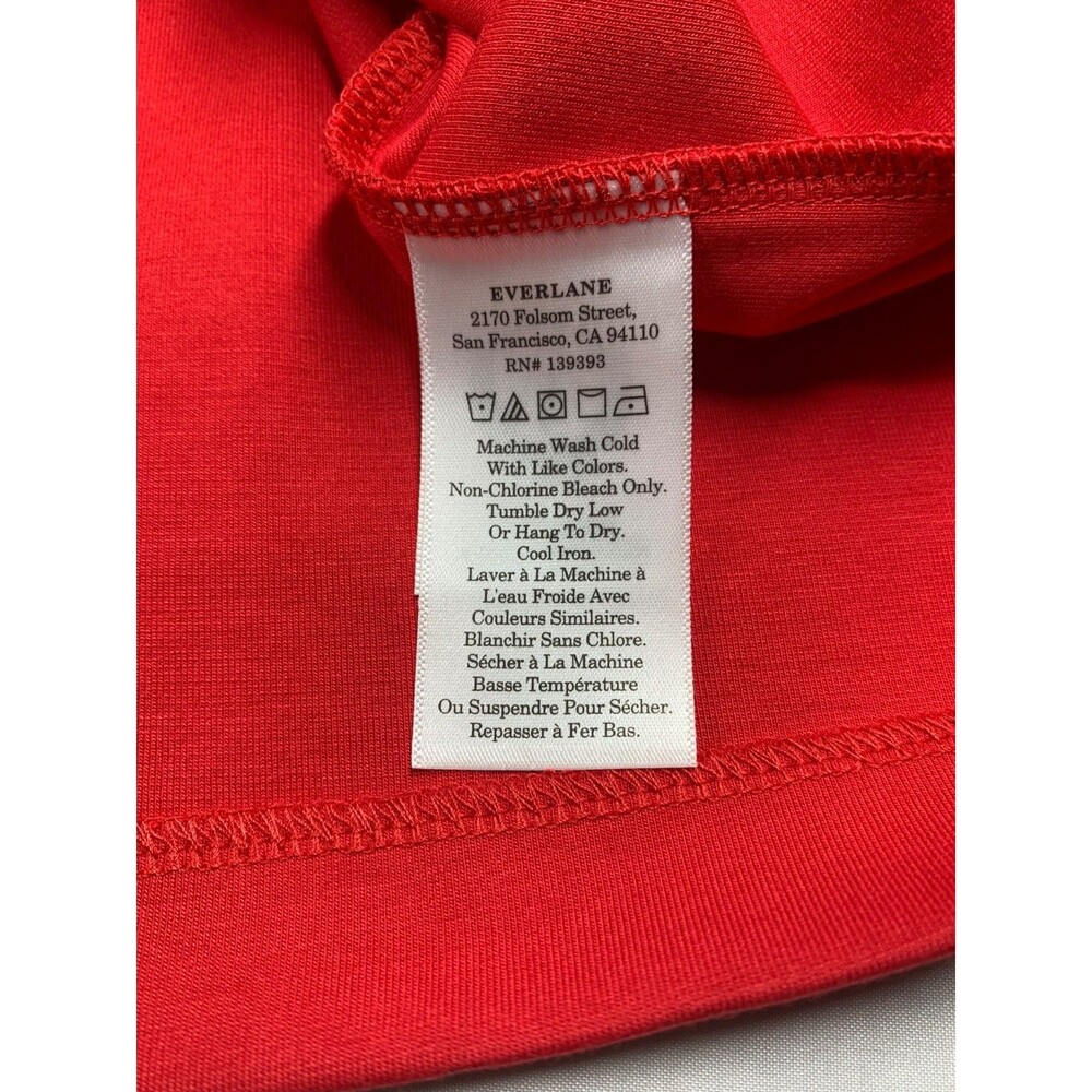 Everlane Dream 90’s Sleeveless Shift Dress Womens Size XL Classic Red NWT - Picture 7 of 10